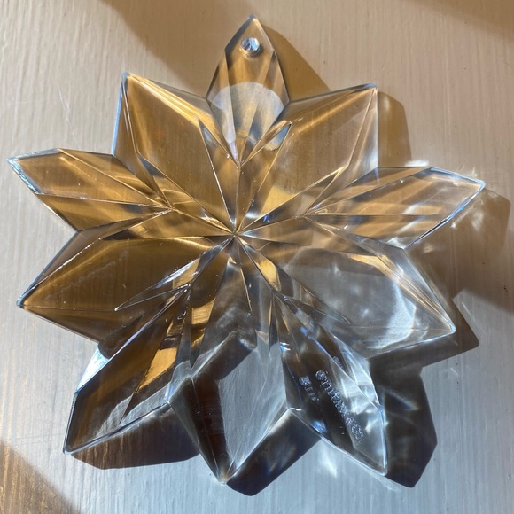 Rare Vintage Tiffany Co 10 Point Star Crystal Ornament Made In Germany 3.75” - Picture 2 of 7